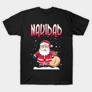 Feliz Navidad Matching Couple Sweaters T-Shirt